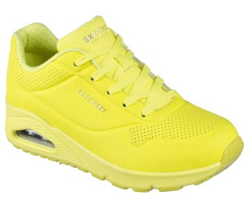 Skechers Uno – Night Shades – Neon Geel (73667-NYEL)
