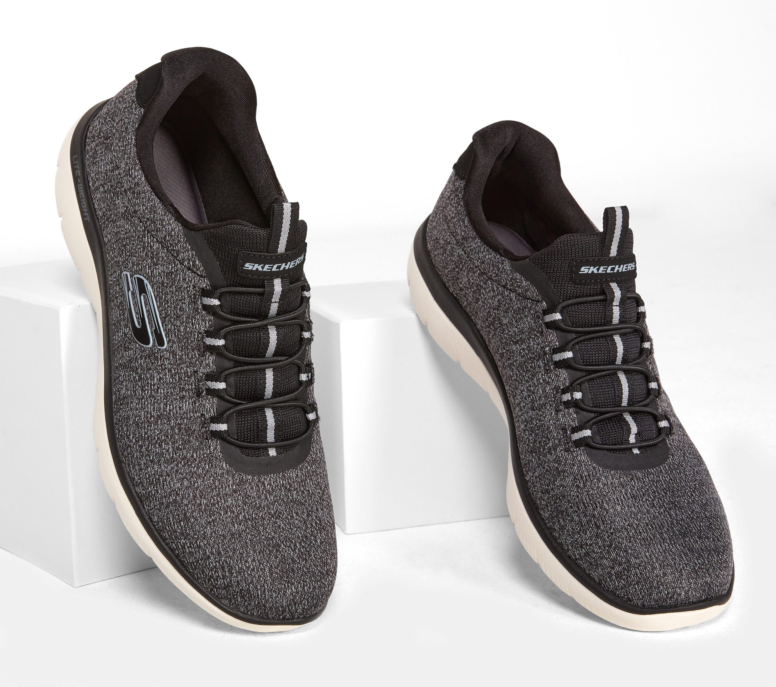 Skechers Summits – Forton – Zwart / Wit (52813-BKW)