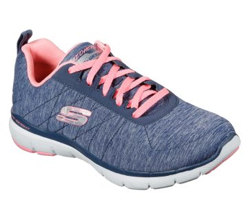 Skechers Flex Appeal 3.0 – Insiders – Marine / Koraal (13067-NVCL)