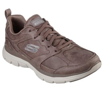 Skechers Flex Appeal 4.0 – Vital Step – Donker Taupe (149573-DKTP)