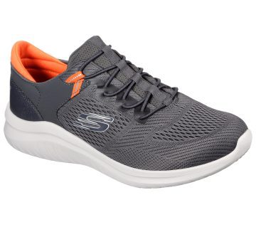 Skechers Ultra Flex 2.0 – Kerlem – Houtskool / Oranje (232108-CCOR)