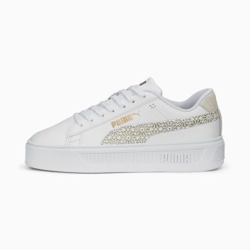 Puma Smash Platform V3 Laser Cut Goud/Wit (389403-01)