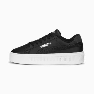 Puma Smash Platform V3 Laser Cut Zilver/Zwart/Grijs (389403-02)
