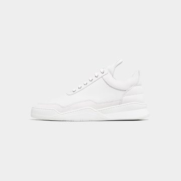 Filling Pieces Low Top Ghost Nappa White