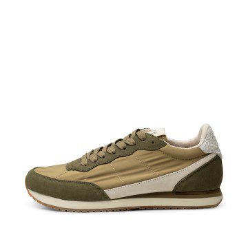 Woden Jansen retro textile Khaki (WO1017 703)