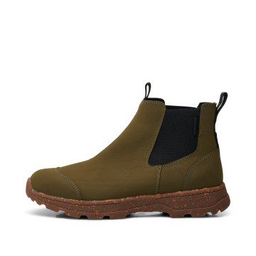 Woden Melvin Track Waterproof Dark Olive/Gum (WM401 877)