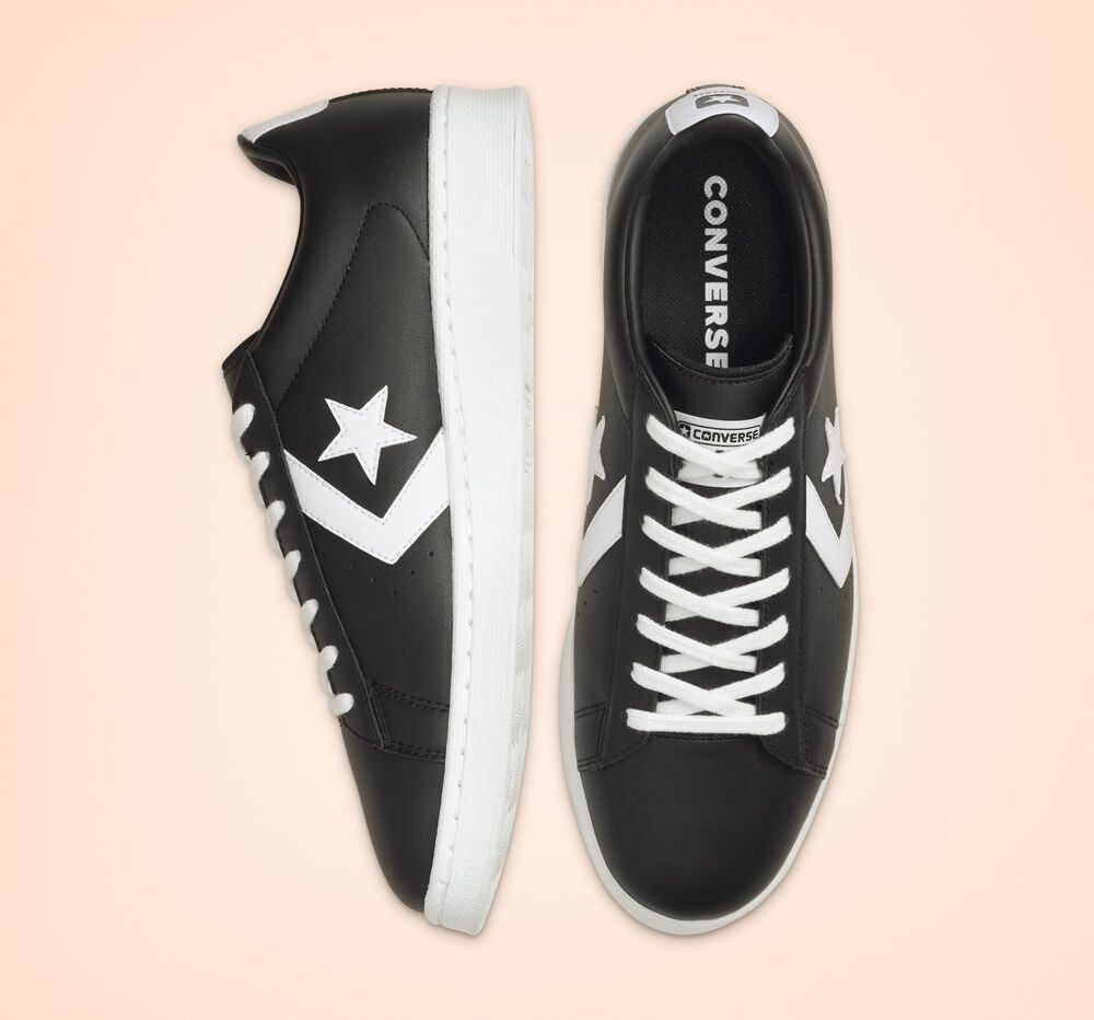 Converse Pro Leather Zwart/wit/wit