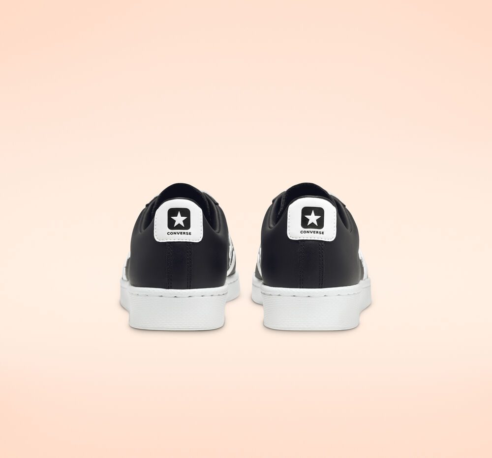 Converse Pro Leather Zwart/wit/wit