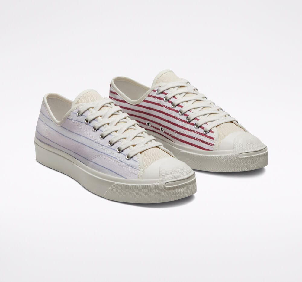 Converse Jack Purcell Beyond Retro Stripes Egret/multi/egret
