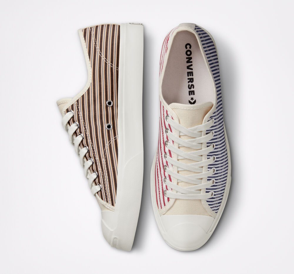 Converse Jack Purcell Beyond Retro Stripes Egret/multi/egret