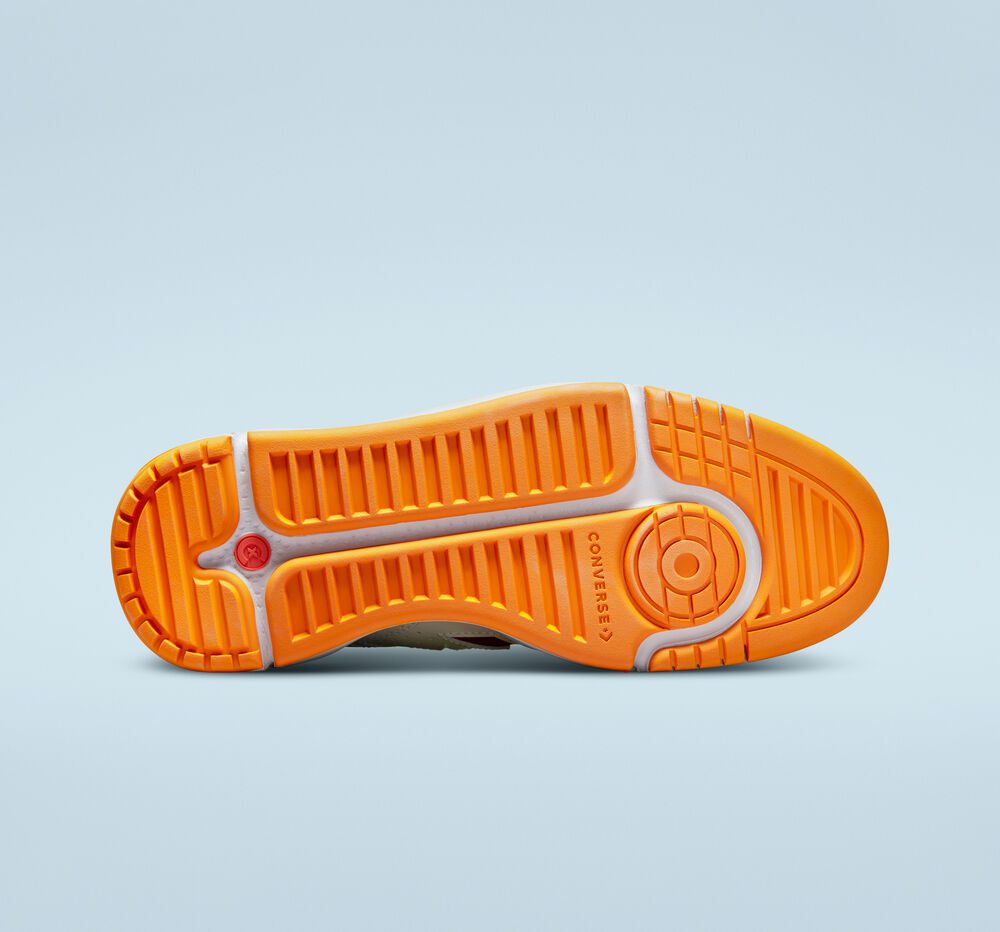 Converse Weapon CX Leather & Suede Egret/sun Ray/wit