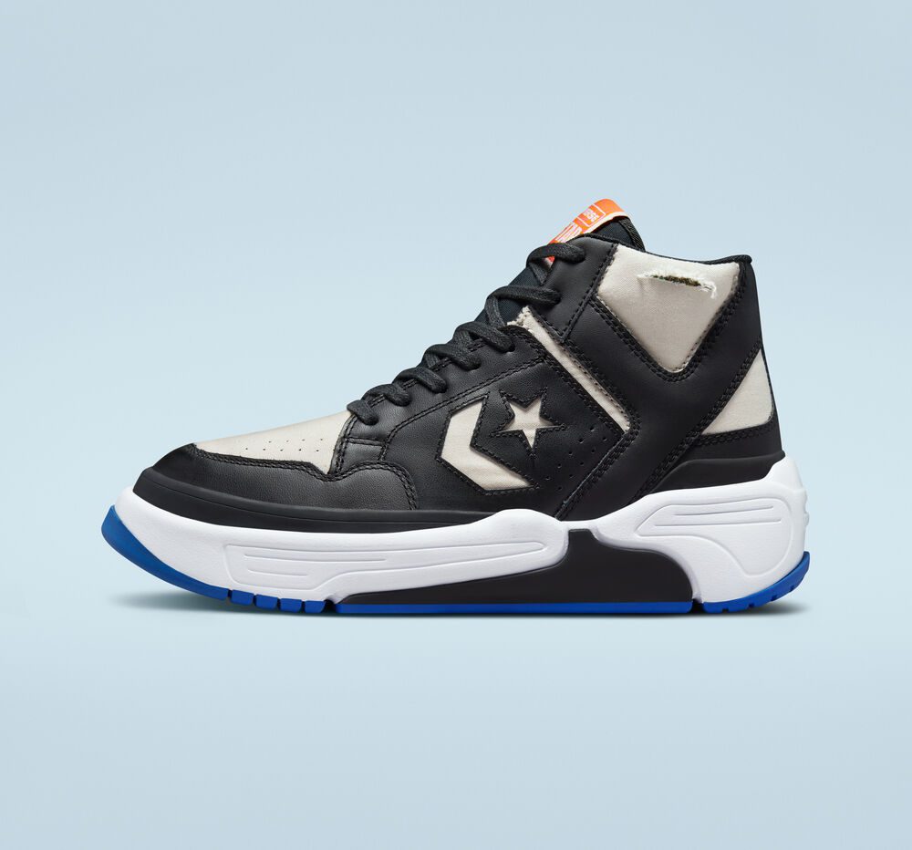 Converse Weapon CX Tear Away Zwart/light Bone/blauw