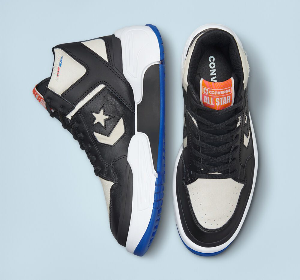 Converse Weapon CX Tear Away Zwart/light Bone/blauw