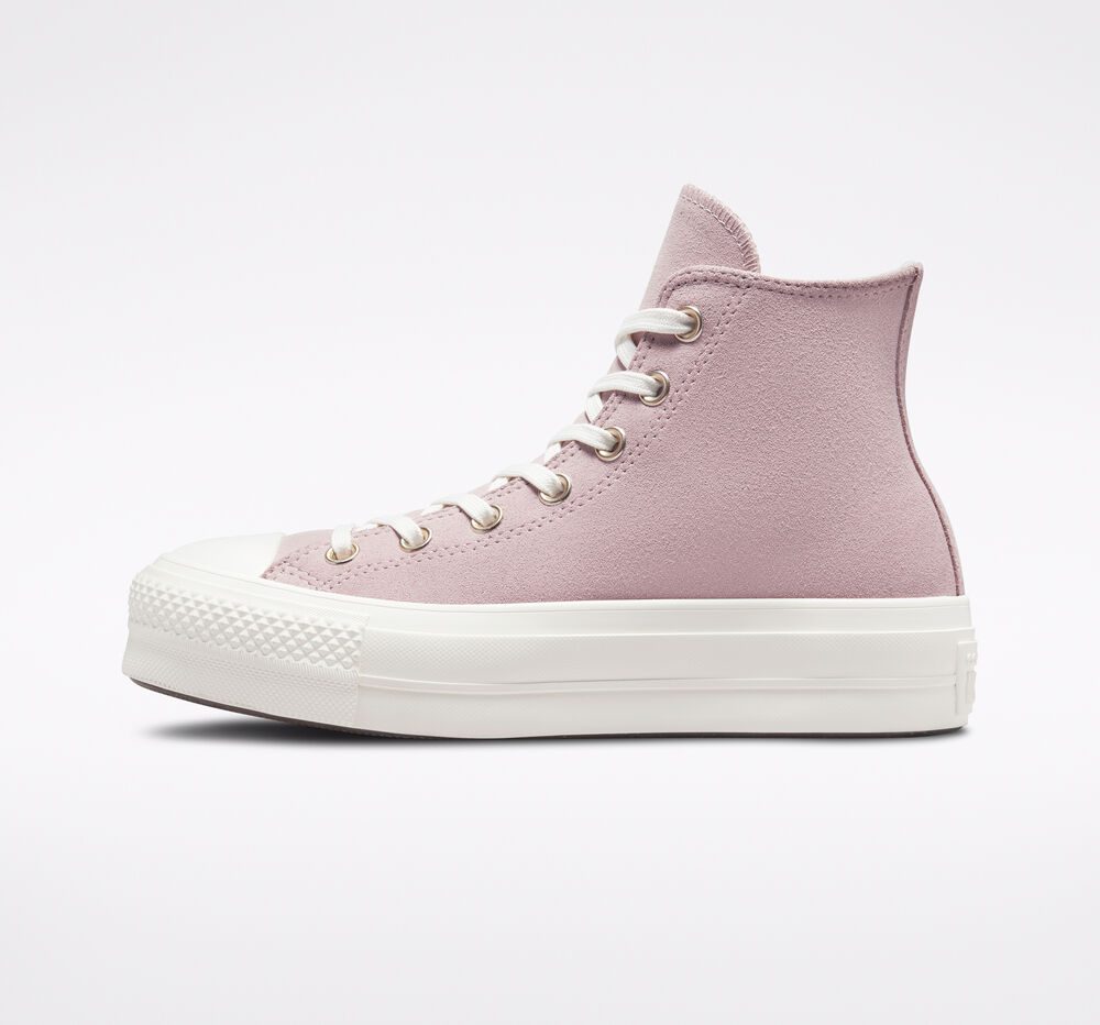 Converse Chuck Taylor All Star Lift Platform Earthy Neutrals Stone Mauve/egret/egret