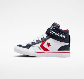 Converse Pro Blaze Strap Wit/obsidian/rood