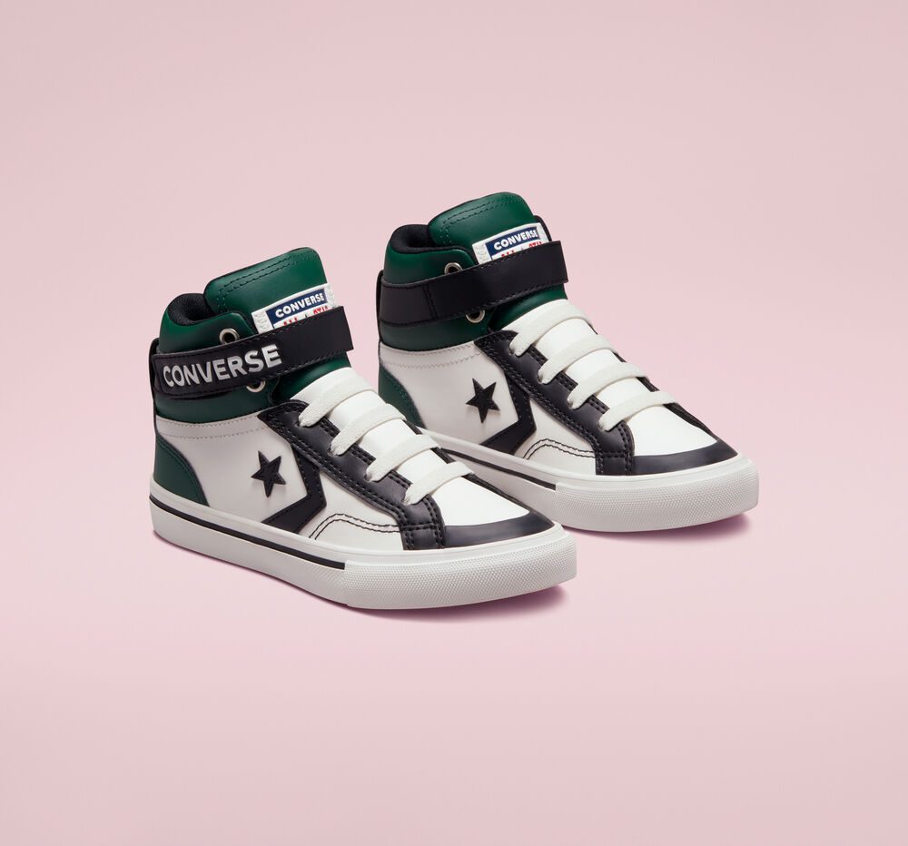 Converse Pro Blaze Strap Wit/midnight Clover/zwart