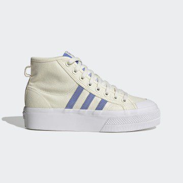 adidas NIZZA PLATFORM MID W Off White / Blue Fusion / Cloud White (FZ6189)