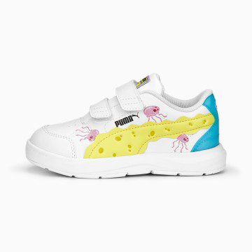 Puma x SPONGEBOB Evolve Court Wit/Blauw/Roze (390870-01)