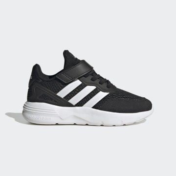 adidas Nebzed met Elastische Veters en Klittenband Core Black / Cloud White / Cloud White (HP3114)