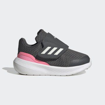 adidas RunFalcon 3.0 met Klittenband Grey Six / Crystal White / Beam Pink (HP5859)