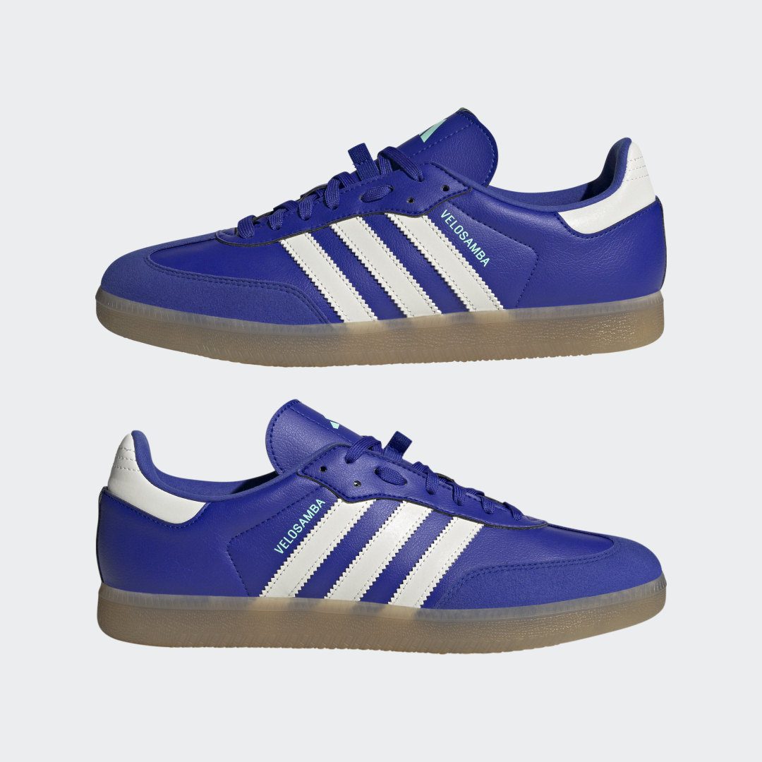 adidas The Velosamba Vegan Fietsschoenen Lucid Blue / Off White / Pulse Mint (HQ6709)