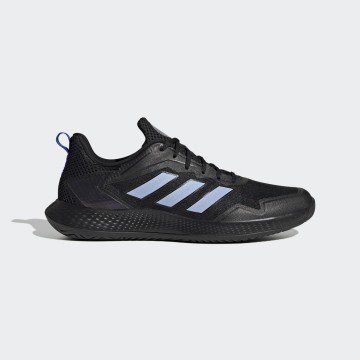 adidas Defiant Speed Tennisschoenen Core Black / Blue Dawn / Lucid Fuchsia (HQ8457)