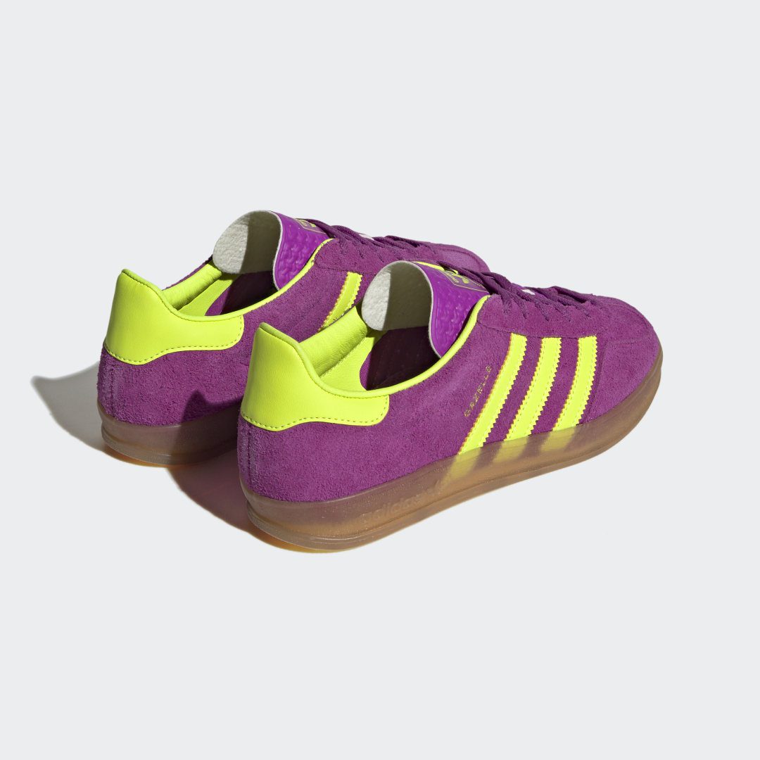 adidas Gazelle Indoor Shock Purple / Solar Yellow / Gum (HQ8715)