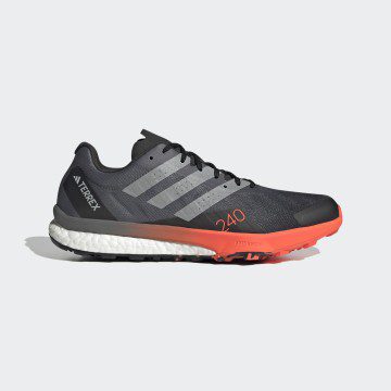 adidas Terrex Speed Ultra Trail Running Core Black / Matte Silver / Solar Red (HR1119)