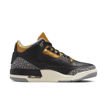Jordan 3 Retro Black Cement Gold (W) Black / Fire Red / Metallic Gold / Cement Grey (CK9246-067)