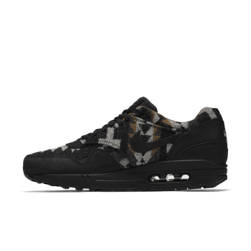 Nike Air Max 1 QS Pendleton Black Grey Black / Black / Stratus Blue / Ale Brown (825861-004)