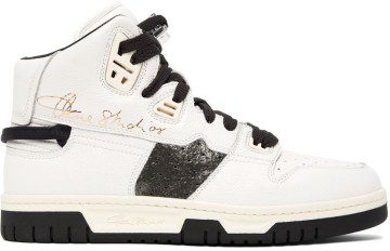 Acne Studios Gray Leather Sneakers (BD0192-)