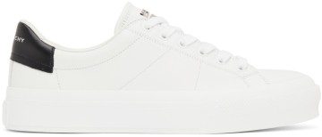Givenchy White City Court Sneakers (BH005VH118116)