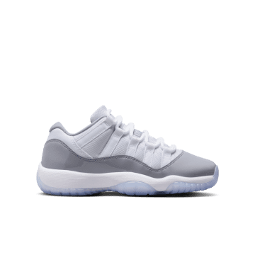 Jordan 11 Retro Low Cement Grey (GS) White / Cement Grey / University Blue (528896-140)