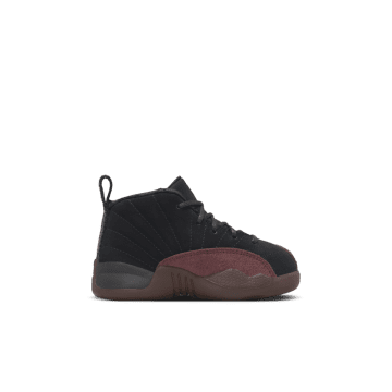 Jordan 12 Retro SP A Ma Maniére Black (TD) Black / Black / Burgundy Crush (FB2687-001)