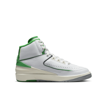 Jordan 2 Retro Lucky Green (GS) White / Lucky Green / Sail / Light Steel Grey (DQ8562-103)