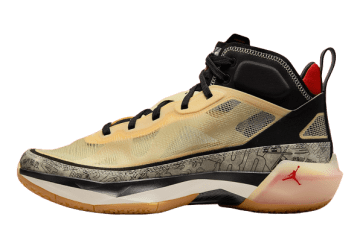 Jordan 37 Jayson Tatum Pale Vanilla / Black / Pale Ivory / University Red (DZ0811-200/DZ0812-200)