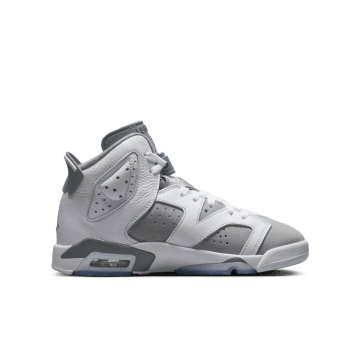 Jordan 6 Retro Cool Grey (GS) White / Medium Grey / Cool Grey (384665-100)