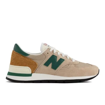 New Balance 990v1 MiUSA Tan Green Tan / Green (M990TG1)