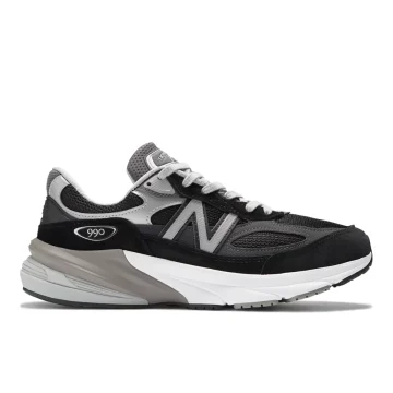 New Balance 990v6 MiUSA Black Grey White Black / White (M990BK6)