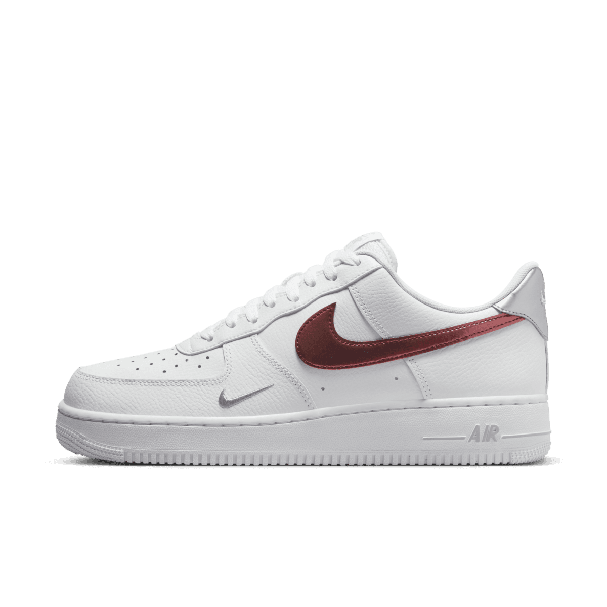 air force 1 07 red and white