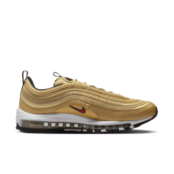 Nike Air Max 97 OG Golden Bullet (2023) Metallic Gold / Varsity Red-white-black (DM0028-700)