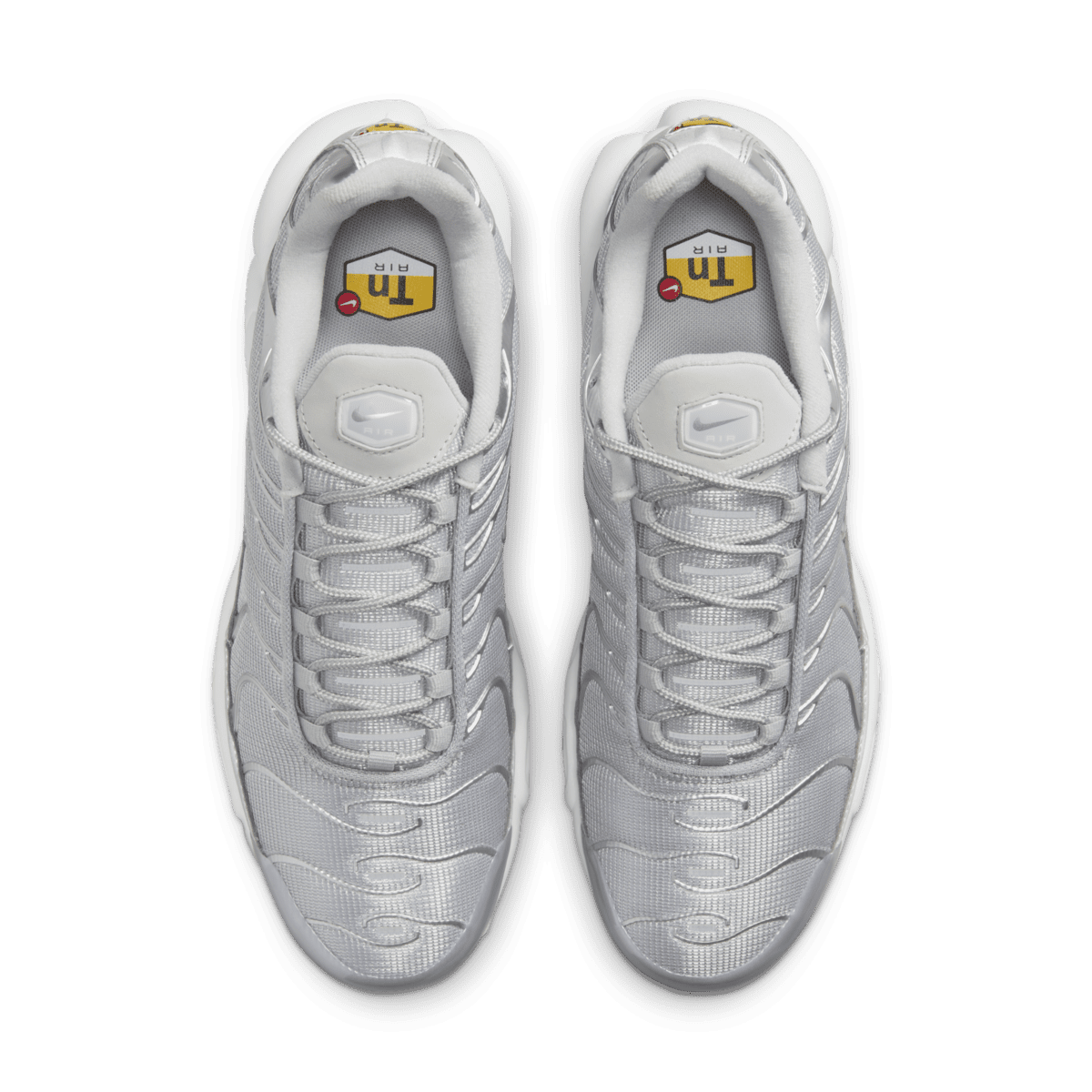 nike air max plus metallic silver