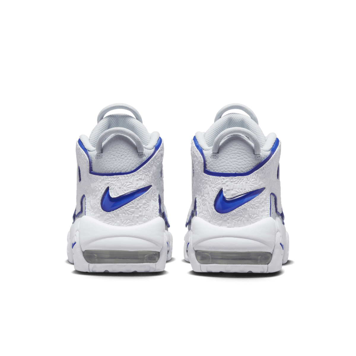 Nike Air More Uptempo Embossed White Royal Blue White / Royal Blue ...