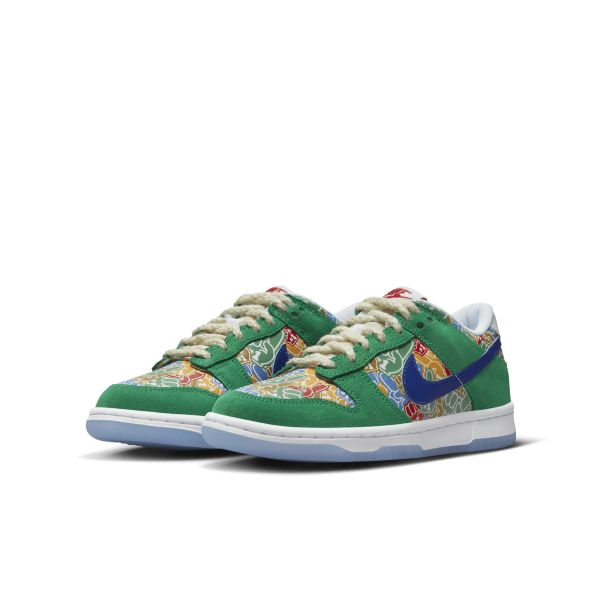 Nike Dunk Low Foam Finger (GS) Stadium Green / White / University Red