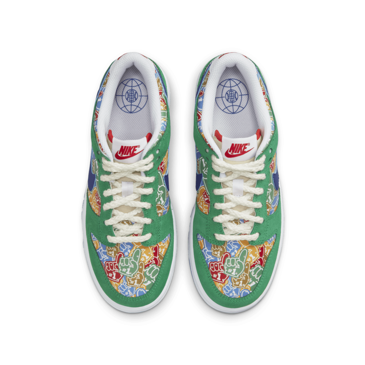 Nike Dunk Low Foam Finger (GS) Stadium Green / White / University Red