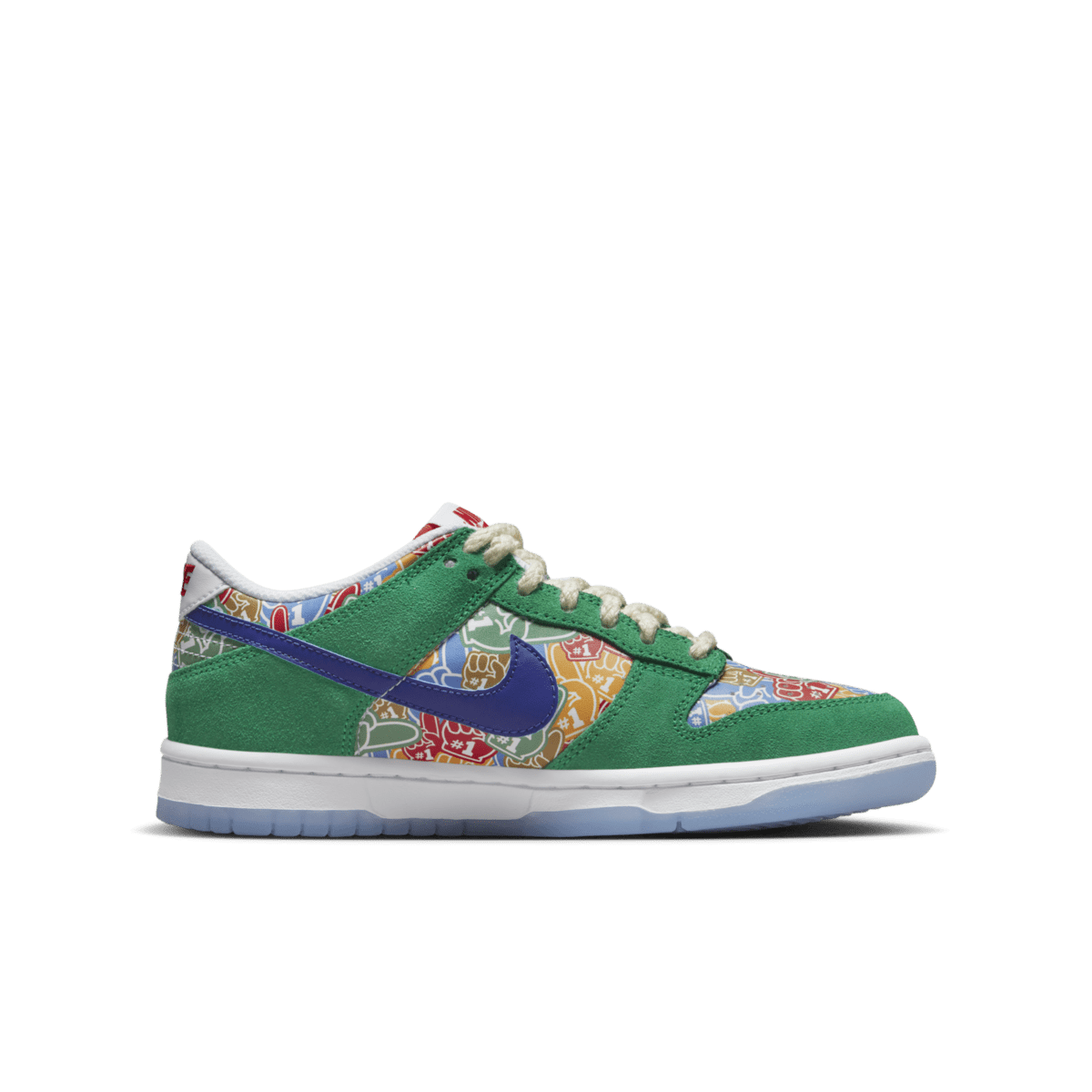 Nike Dunk Low Foam Finger (GS) Stadium Green / White / University Red