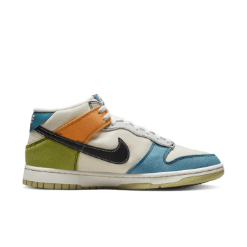 Nike Dunk Mid Pale Ivory Multi Pale Ivory / Black / Mineral Teal / Moss (DV0830-100)