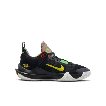 Nike Giannis Immortality 2 “Kaleidoscope” (GS) Black / Pink Glow / Electric Algae / University Gold (DQ1943-002)