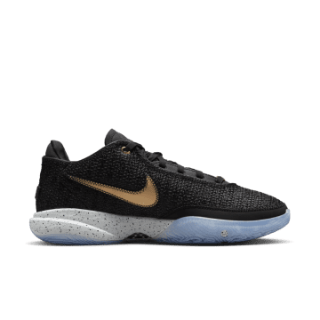 Nike LeBron 20 Black Metallic Gold Black / Metallic Gold / White / Pure Platinum (DJ5423-003)