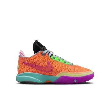 Nike LeBron 20 Chosen 1 (GS) Total Orange / Vivid Purple / Green Strike / Hot Punch (DQ8651-800)